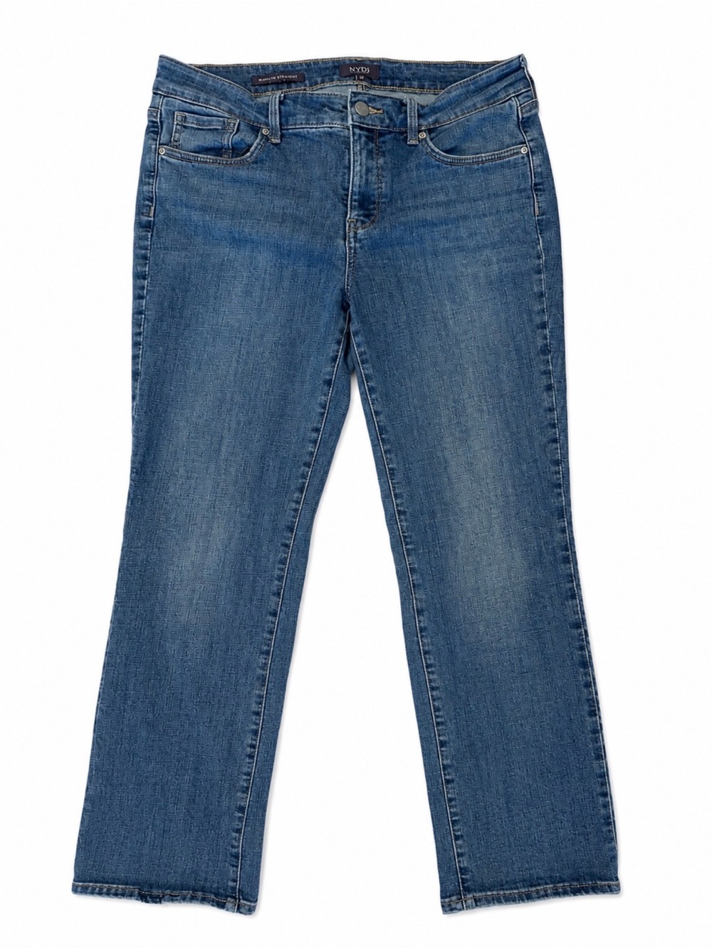 NYDJ Women's Bootcut Jeans in Blue Denim